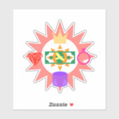 きらきら光る物 シール (シート)