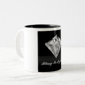 きらきら光る私の事のマグはです ツートーンマグカップ (正面左)