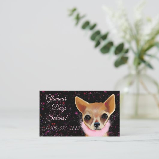 きらきら光る華 名刺 (スタンド正面)