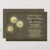 きらきら光る蒲公英の結婚式招待状 招待状 (正面/裏面)