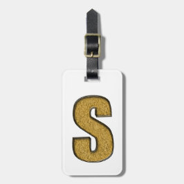 きらきら光る金ゴールド ラゲッジタグ