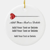 きらきら光る - SRF セラミックオーナメント (裏面)