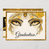 きらきら卒業カード 招待状 (正面/裏面)