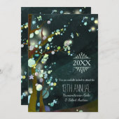 きらきら夜のチャリティーガラとオークション 招待状 (正面/裏面)