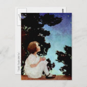 「きらきら小さな星」 ポストカード (正面/裏面)