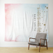 きらきら性別発表バックドロップ タペストリー (インサイチュ(横))