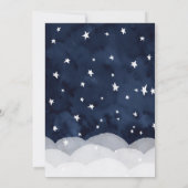 きらきら星のおとぎなベビーシャワー 招待状 (裏面)