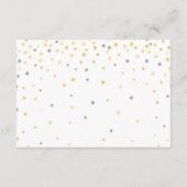 きらきら星のおむつくじ券 グレー エンクロージャーカード (裏面)