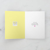 きらきら星のバレンタイン・グリーティング カード (内部)