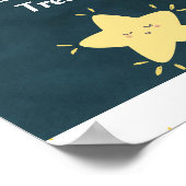 きらきら星のベイビーシャワープレート ポスター (角)