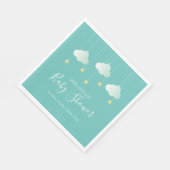 きらきら星のベイビーシャワー / スプリンクラー スタンダードランチョンナプキン (角)