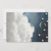 きらきら星のベビーシャワー招待状 (裏面)