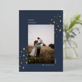 きらきら星のホリデー写真カード 箔シーズンカード (立ち正面)