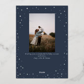 きらきら星のホリデー写真カード 箔シーズンカード (裏面)