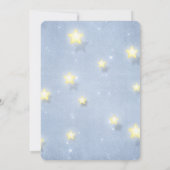 きらきら星の民族の女の子のシャワー 招待状 (裏面)