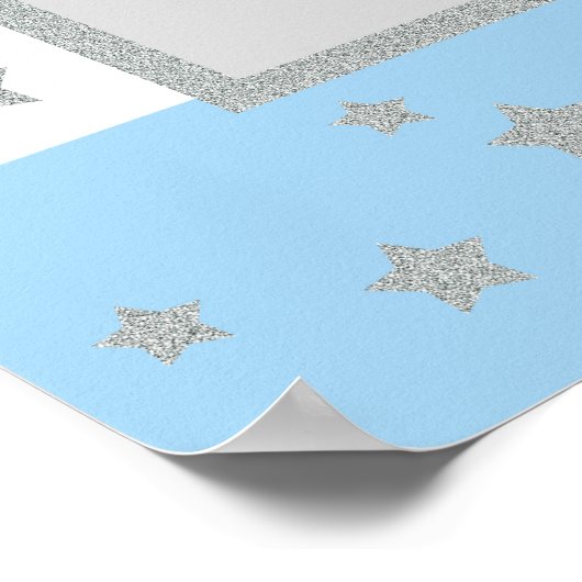 きらきら星の誕生日写真プロップ ポスター (角)