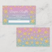 きらきら星の赤ちゃんおむつラッフルチケット エンクロージャーカード (正面/裏面)