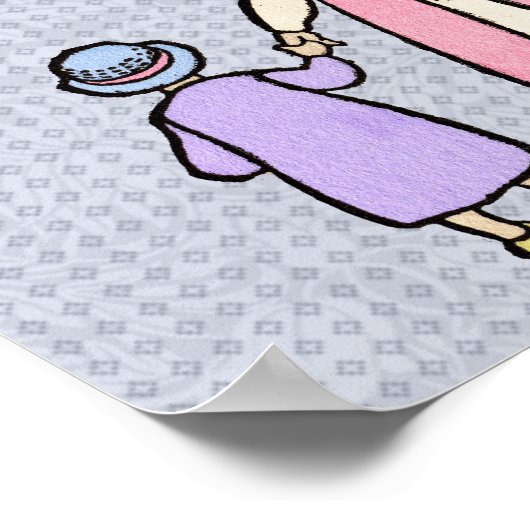 きらきら星の輝き ヴィンテージナーサリーライム ポスター (角)