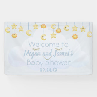 きらきら星の雲の赤ちゃんシャワー 横断幕