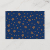 きらきら星ゴールドベイビー図書館ブックリクエスト　ブルー エンクロージャーカード (裏面)