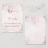 きらきら星 ローズゴールド 絵本 ベイビー エンクロージャーカード (正面/裏面)