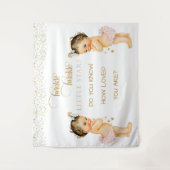 きらきら星 ヴィンテージ 双子の女の子 タペストリー (正面)