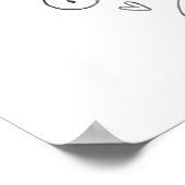 きらきら星（灰色） ポスター (角)