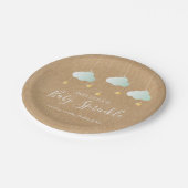 きらきら星 赤ちゃんのドレスアップ ラスティック ペーパープレート (アングル)