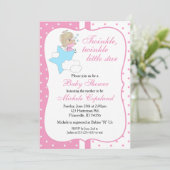 きらきら星 - 赤ちゃんの女の子 招待状 (スタンド正面)