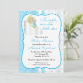 きらきら星 - 赤ちゃん男の子 招待状 (スタンド正面)