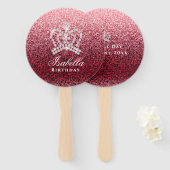 きらきら王冠 ワイン ハンドファン (正面&裏面)