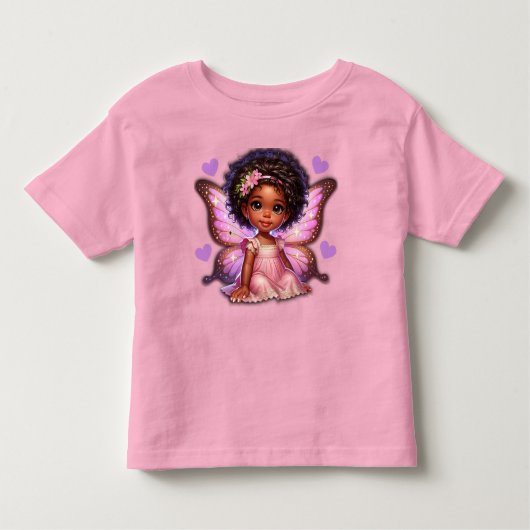 きらきら羽のフェアリー姫 トドラーTシャツ (正面)