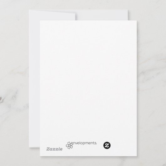 きらきら赤いスクリプトと青い星のホリデー写真カード シーズンカード (裏面)