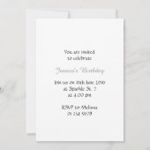 きらきら赤い輝き レディバグ オーダーメイド 招待状 (裏面)