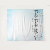 きらきら赤ちゃん歓迎幕 ブルー タペストリー (正面(横))