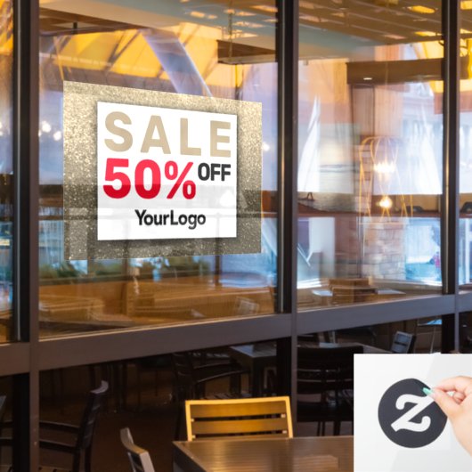 きらきら輝くサイン 販売中 小規模ビジネスオーナー向け ウィンドウサイン (レストラン窓)