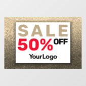 きらきら輝くサイン 販売中 小規模ビジネスオーナー向け ウィンドウサイン (シート)