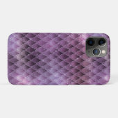きらきら輝くパープルオンブル & グリッター ドラゴンの鱗 Case-Mate iPhoneケース (裏面(横))