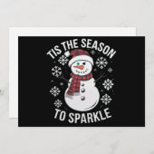 きらきら輝く季節 クリスマスホリデーギフト シーズンカード (正面/裏面)