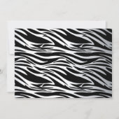 きらきら靴と赤ちゃんの女の子 ベビーシャワー招待状 招待状 (裏面)