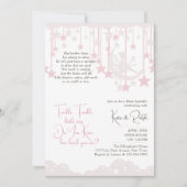 きらきら ちいさい星の妖精 赤ちゃんスプリンクル 招待状 (正面)