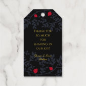 きらきら シャイン 感謝の枝と鳥のペーパーカット ギフトタグ (裏面)