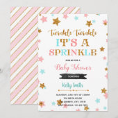 きらきら スプリンクル シャワー 招待状 (正面/裏面)