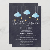 きらきら スプリンクル ベイビー スプリンクル / シャワーチョークボード 招待状 (正面/裏面)
