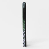 きらびやかで白い孔雀の羽の静物画 Case-Mate iPhoneケース (裏面/左)