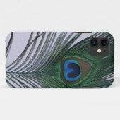 きらびやかで白い孔雀の羽の静物画 Case-Mate iPhoneケース (裏面(横))