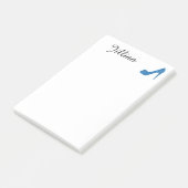 きらびやかで青いハイヒール ポストイット (アングル)