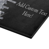 きらびやかで黒いですか銀製の魅力 カッティングボード (角)