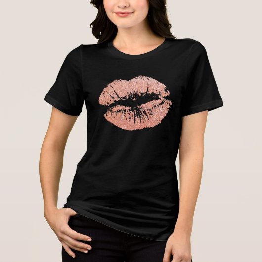 きらびやかなキスTシャツ トライブレンドTシャツ (正面)