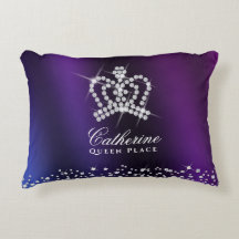 きらびやかなクラウンパープルブルー